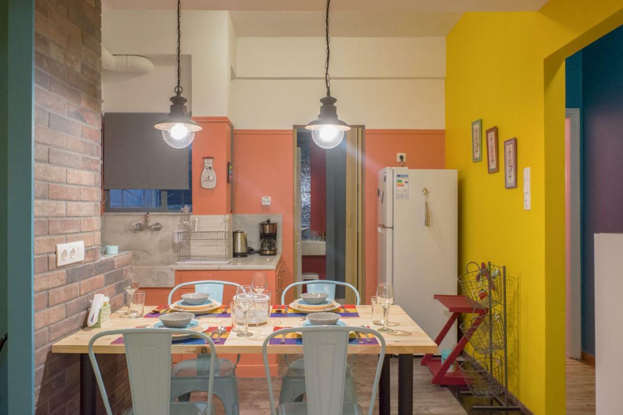 "Casa De Colores", Next To The Metro Αθήνα Εξωτερικό φωτογραφία
