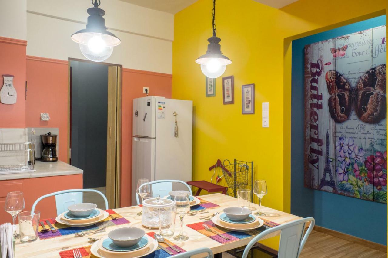 "Casa De Colores", Next To The Metro Αθήνα Εξωτερικό φωτογραφία